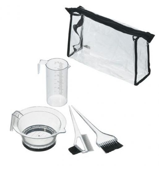 Frbe-Zubehr-Set 5 teilig transparent
