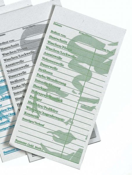 Bedienungsblcke lose (40 Blatt)