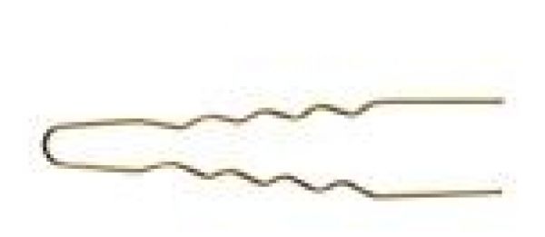 Lockennadeln gold, 4,5 cm,  0,55 mm