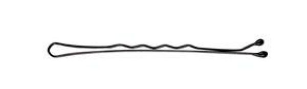 Haarklemmen Pretty Fashion schwarz, 48 mm, 24 Stck