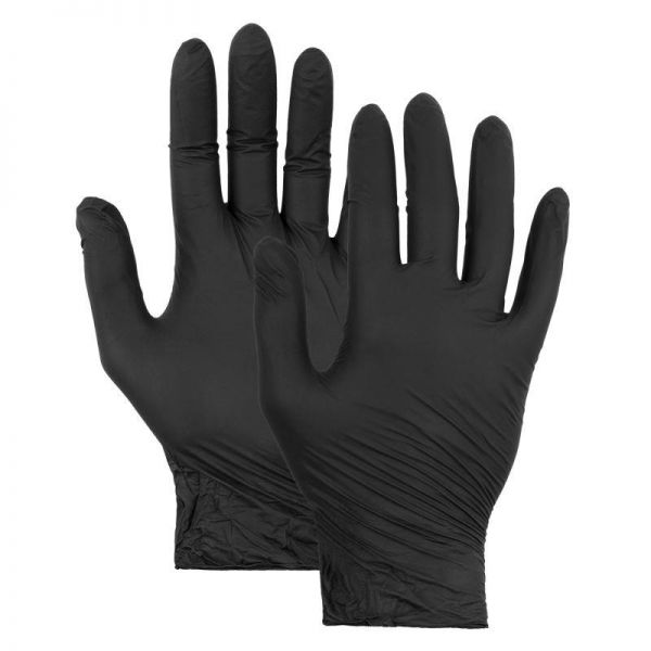 200 Stck schwarze Nitril Handschuhe Gr.S ungepudert schwarz