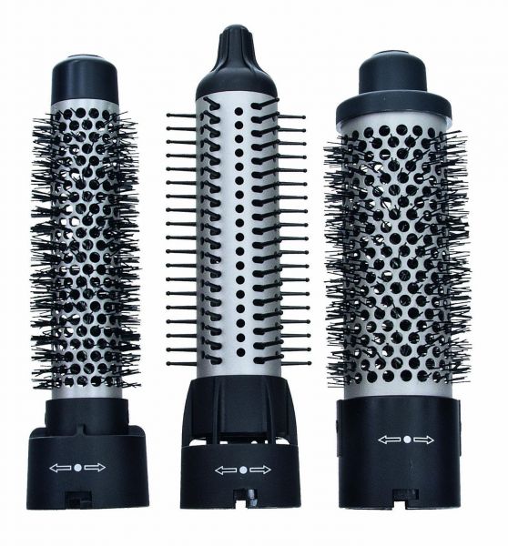Moser Airstyler Pro 1100 Watt mit 3 Thermo Rundbrsten 25/30/38mm