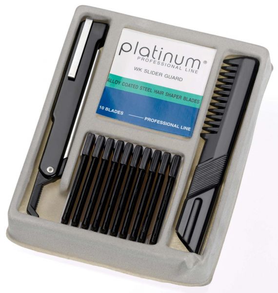 ComairRasiermesser Set mit 10Stk. Platinum Klingen