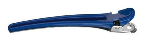 Haarclipse Plast/Alu 10er blau