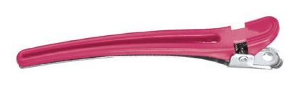 Haarclipse Plast/Alu 10er pink