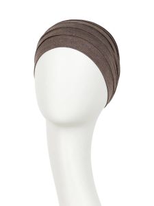 Christine Headwear Yoga Turban warm brown melange