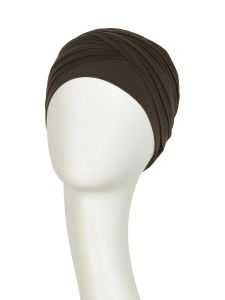Christine Headwear Shanti Turban dark brown