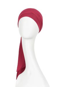 Christine Headwear Mantra Scarf-red bud