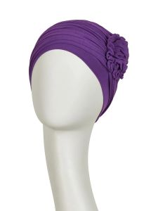 Christine Headwear Lotus Turban purple