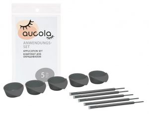 aucola Anwendungsset fr Augenbrauen- und Wimpernfarbe