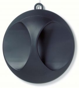 Comair Kabinett-Spiegel Elegant schwarz matt 25cm