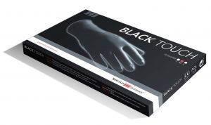 Black Touch Handschuhe M 10 Stck latex-haltig
